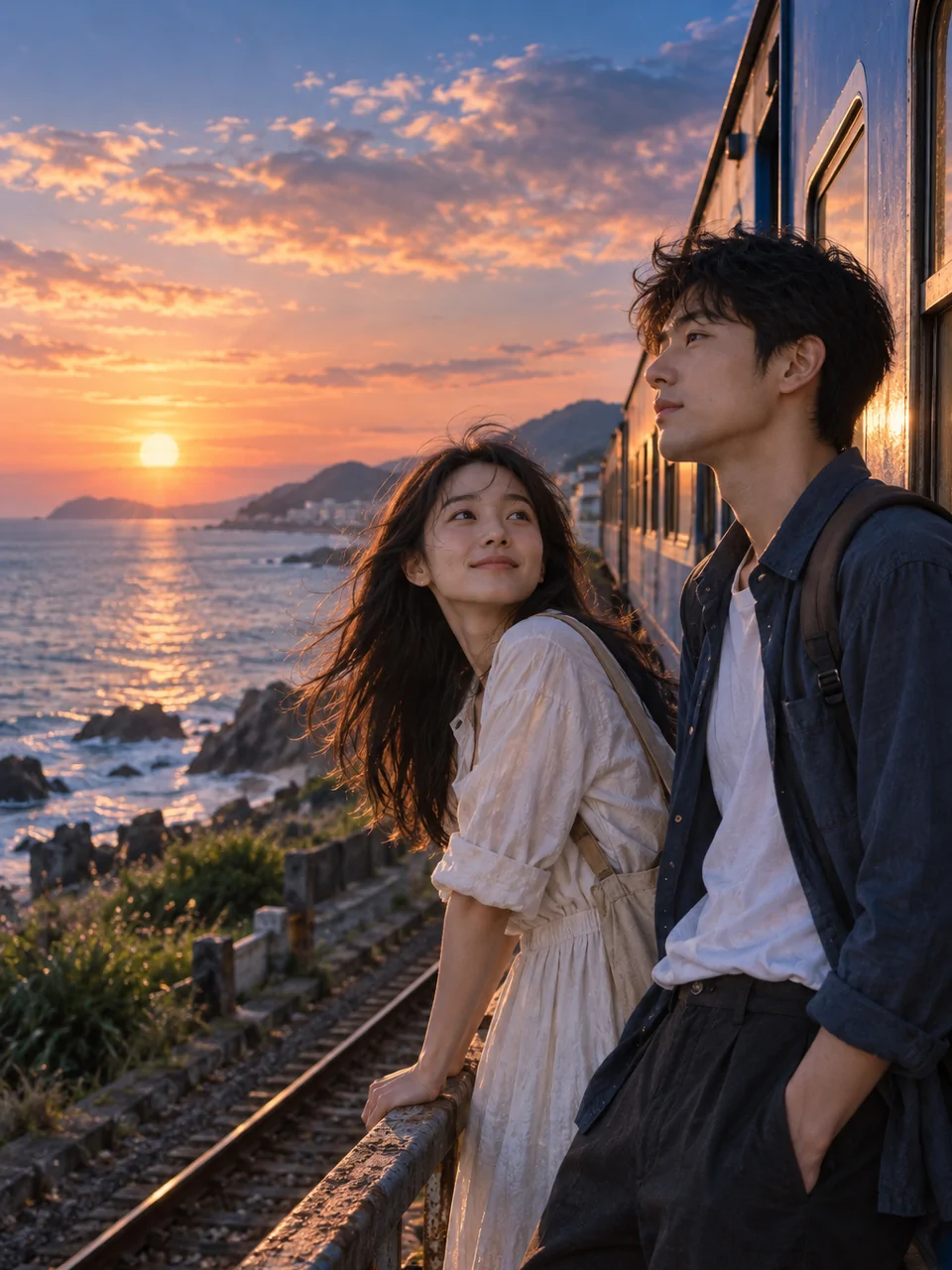 夏日回声封面背景